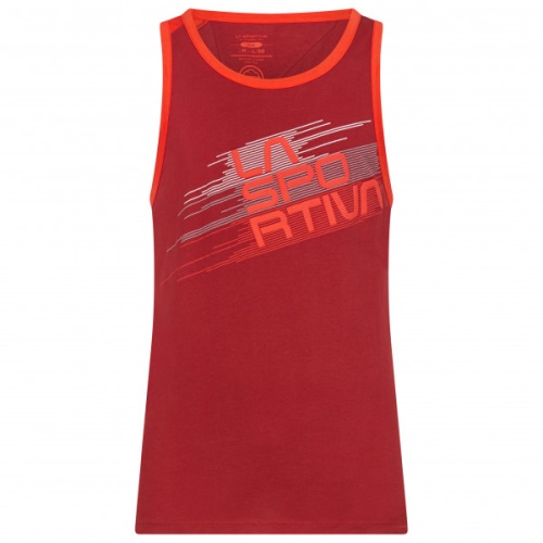 La Sportiva UK Chili Poppy Stripe Tank