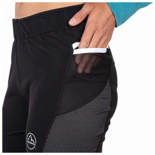 Women's Triumph Tight 3 4 La Sportiva UK Black Red Plum