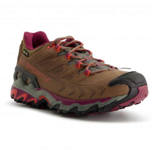 Women's Ultra Raptor Ii Leather Wide Gtx La Sportiva UK Taupe Red Plum