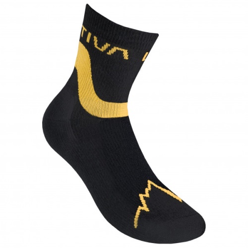 Snowrun Socks La Sportiva UK Black Yellow