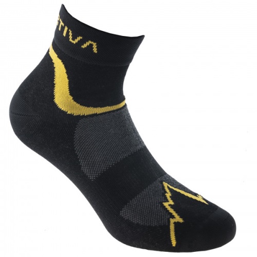 Fast Running Socks La Sportiva UK Black Yellow