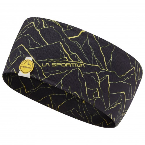 La Sportiva UK Black Yellow Mountain Headband