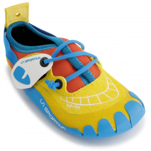 Kid's Gripit La Sportiva UK Yellow Flame