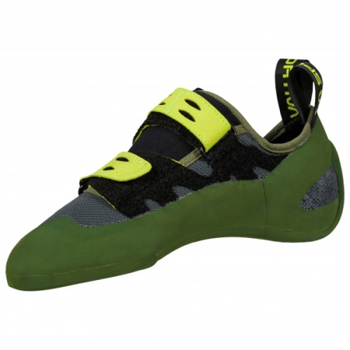 Geckogym Vegan La Sportiva UK Olive Neon