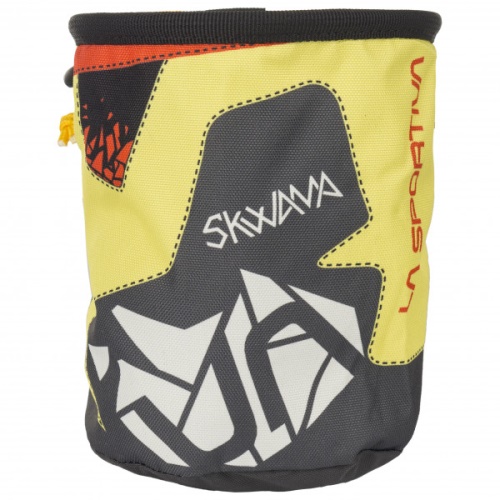Skwama Chalk Bag La Sportiva UK Yellow Grey Red White