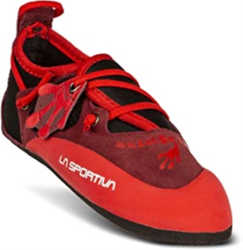 Kids Stickit Rock Climbing Shoe Chili Poppy La Sportiva UK