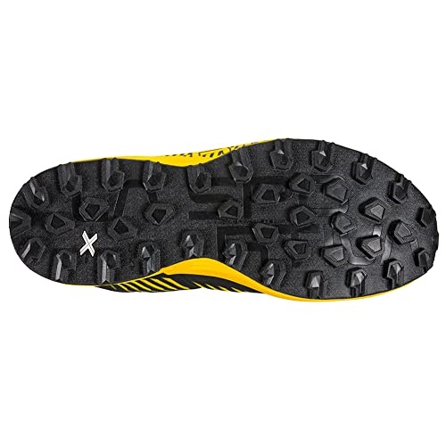 La Sportiva UK Black Yellow Mens Cyklon Trail Running Shoes W Boa Lacing System