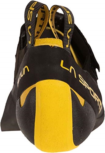 La Sportiva UK Black Yellow Mens Theory Rock Climbing Shoes