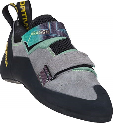 La Sportiva UK Clay Jasmine Green Mens Aragon Rock Climbing Shoes