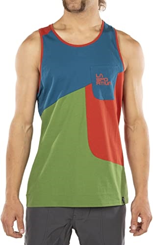 La Sportiva UK Mens Dude T-Shirt Kale Saffron Small