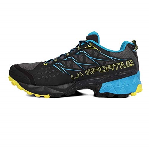 La Sportiva UK Multicoloured Carbon Tropic Blue 000 Men Akyra Trail Running Shoes