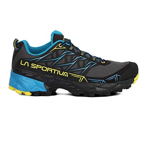 La Sportiva UK Multicoloured Carbon Tropic Blue 000 Men Akyra Trail Running Shoes