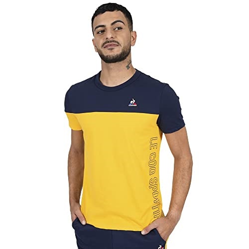La Sportiva UK Navy Yellow Le Coq Sport-Shirt