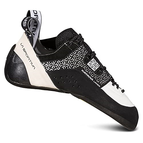 La Sportiva UK White Black Womens Katana Lace Rock Climbing Shoes