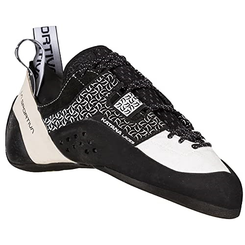 La Sportiva UK White Black Womens Katana Lace Rock Climbing Shoes