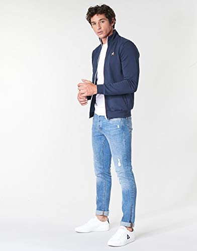 Le Coq Sportif Ess Fz Sweat N2 Blue Marine La Sportiva UK