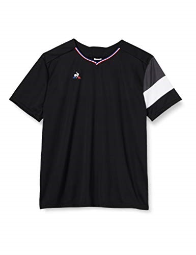 Le Coq Sportif Mens Maillot No.5 Retro Training Jersey Black La Sportiva UK