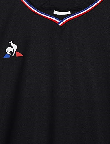 Le Coq Sportif Mens Maillot No.5 Retro Training Jersey Black La Sportiva UK