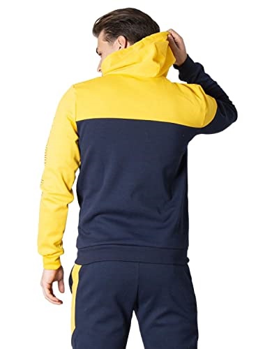 Le Coq Sportif Mens Saison 2 No.1 Logo Hoodie La Sportiva UK Blue
