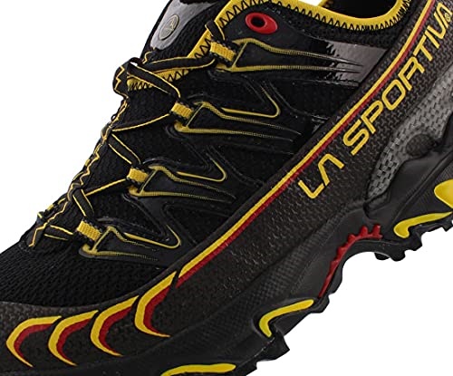 Men Ultra Raptor Trail Running Shoe Black Yellow La Sportiva UK