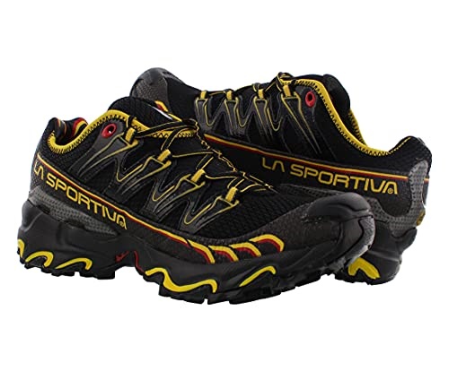 Men Ultra Raptor Trail Running Shoe Black Yellow La Sportiva UK