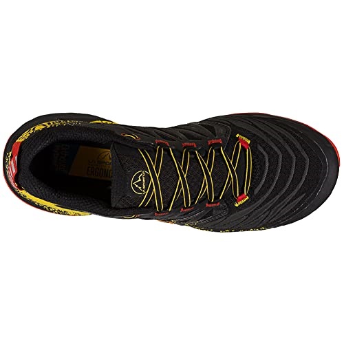 Mens Akasha Ii Trail Running Shoes Black Yellow La Sportiva UK
