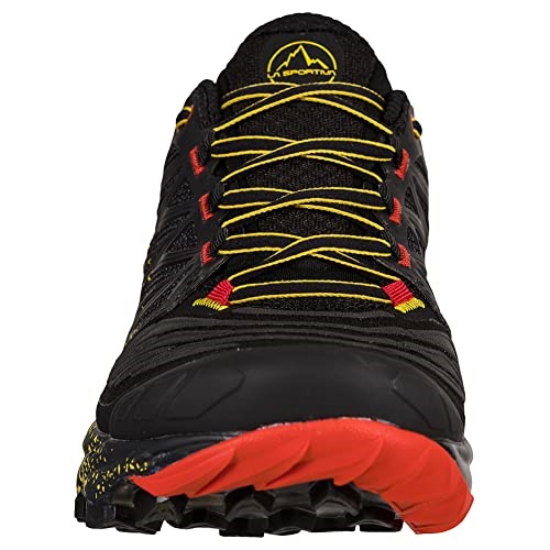 Mens Akasha Ii Trail Running Shoes Black Yellow La Sportiva UK