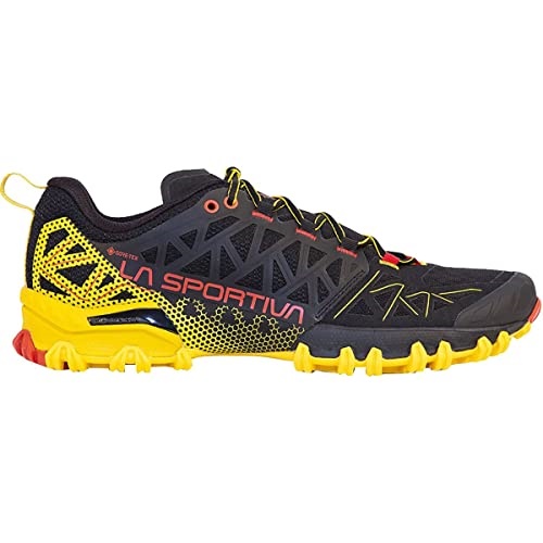Mens Bushido Ii Gtx Trail Running Shoes La Sportiva UK Black Yellow