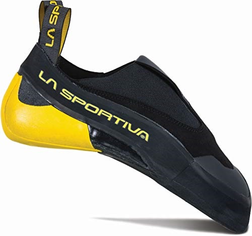 Mens Cobra 4:99 Rock Climbing Shoes La Sportiva UK Black Yellow