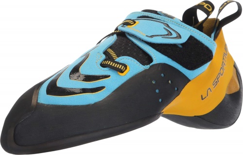 Mens Futura Rock Climbing Shoes La Sportiva UK Blue Yellow