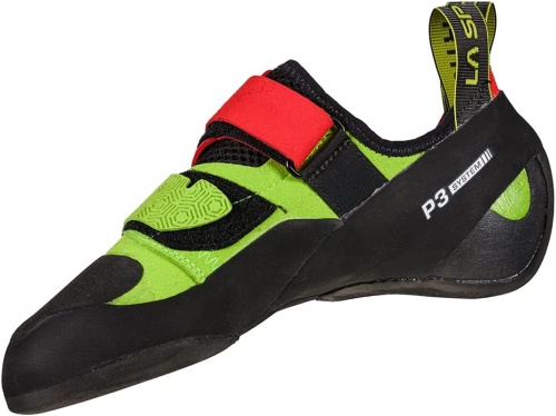 Mens Kubo Rock Climbing Shoes Goji Neon La Sportiva UK