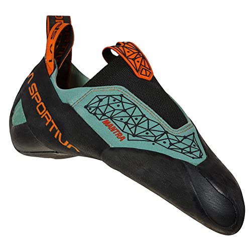 Mens Mantra Rock Climbing Shoes La Sportiva UK Arctic Flame
