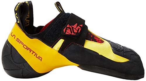 Mens Skwama Rock Climbing Shoes La Sportiva UK Black Yellow