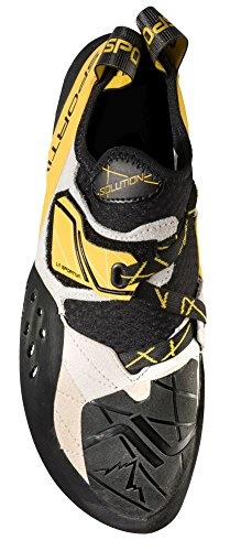 Mens Solution Rock Climbing Shoe White Yellow La Sportiva UK