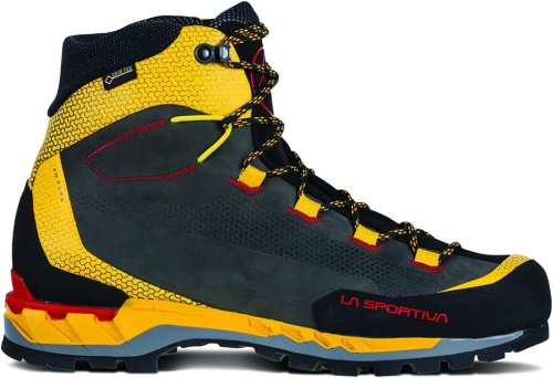 Mens Trango Tech Leather Gtx Mountaineering La Sportiva UK Black Yellow
