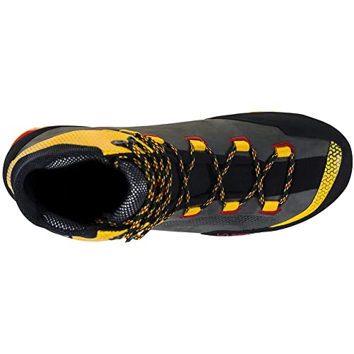 Mens Trango Tech Leather Gtx Mountaineering La Sportiva UK Black Yellow