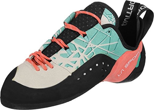Women Climbing Shoes 2.5 Uk Child Kataki Woman Mint Coral Talla La Sportiva UK