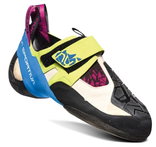 Women Climbing Shoes La Sportiva UK Apple Green Cobalt Blue