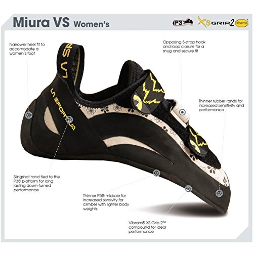 Womens Miura Vs Rock Climbing Shoes La Sportiva UK Blue
