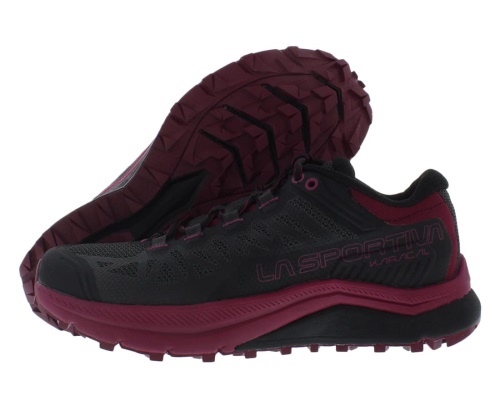 Womens Running Shoes La Sportiva UK Black Red Plum
