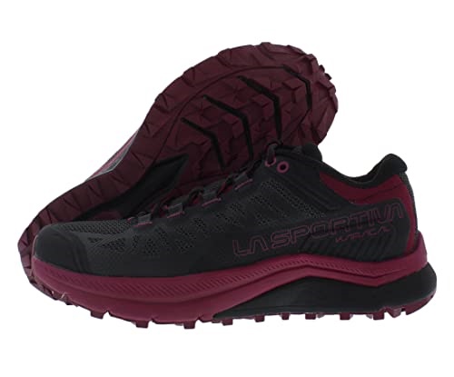 Womens Running Shoes La Sportiva UK Black Red Plum