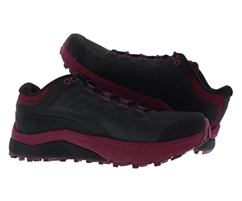 Womens Running Shoes La Sportiva UK Black Red Plum