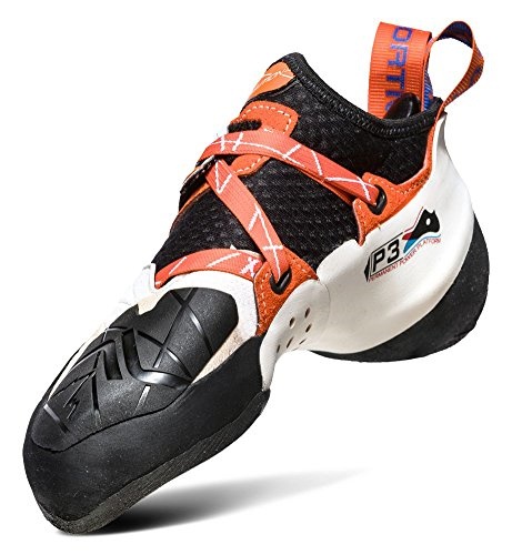 Womens Solution Rock Climbing Shoes White Lily Orange La Sportiva UK