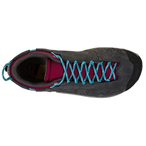 Womens Tx2 Evo Leather Approach Carbon Red Plum La Sportiva UK