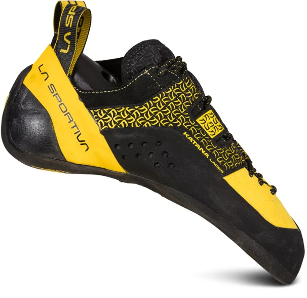 La Sportiva UK Yellow Black Katana Lace Climbing Shoes