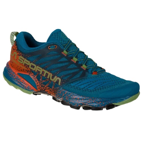 Akasha Ii Mens Trail Running Shoe Space Blue Kale La Sportiva UK