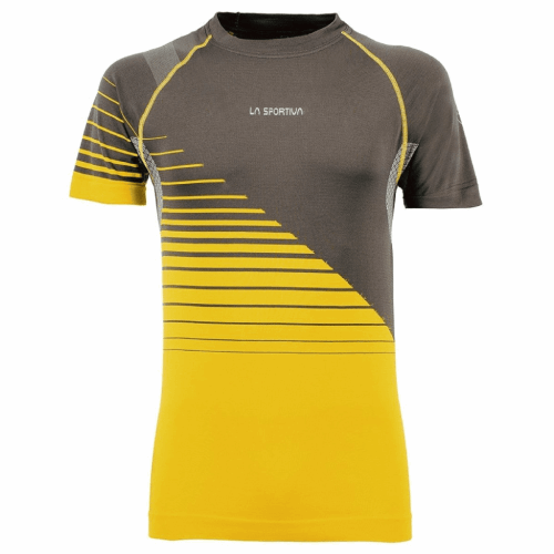 Complex Mens T-Shirt Carbon Yellow La Sportiva UK