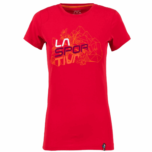 Cubic Womens T-Shirt La Sportiva UK Garnet