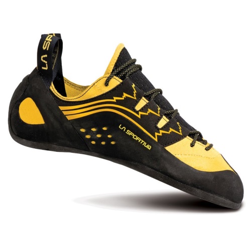 Katana Lace Unisex Climbing Shoe La Sportiva UK Yellow Black