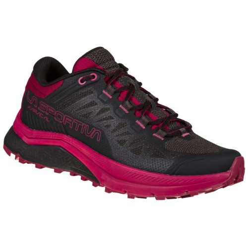 La Sportiva UK Black Red Plum Karacal Womens Trail Running Shoe
